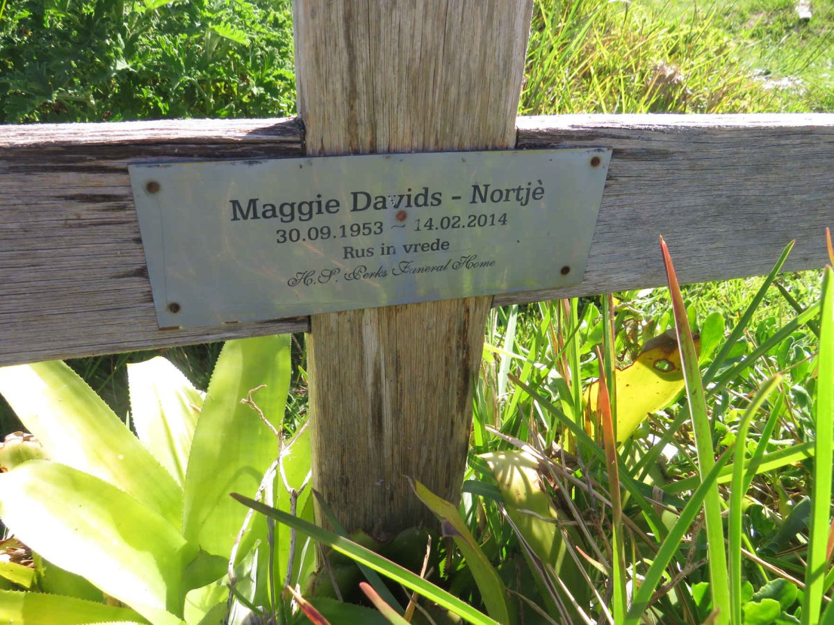 NORTJE Maggie nee DAVIDS 1953-2014