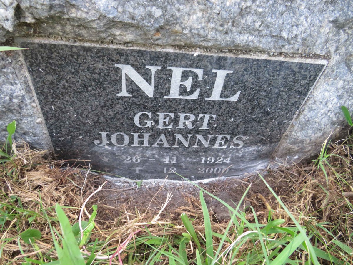 NEL Gert Johannes 1924-2000