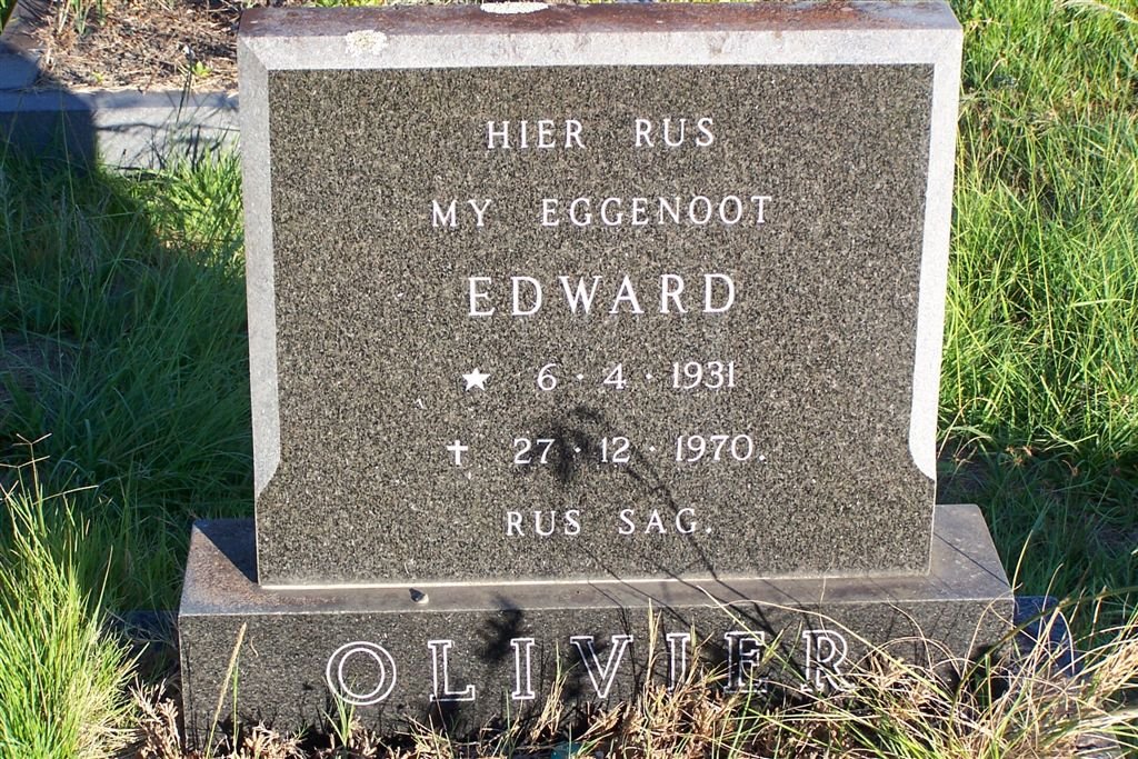 OLIVIER Edward 1931-1970
