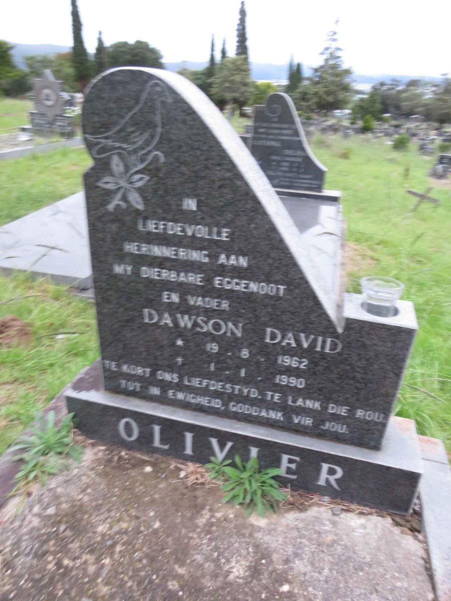 OLIVIER Dawson David 1962-1990