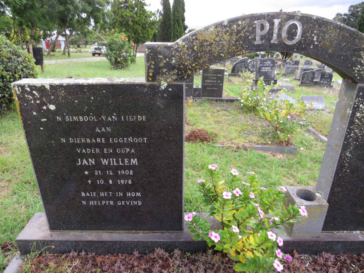 PIO Jan Willem 1902-1976