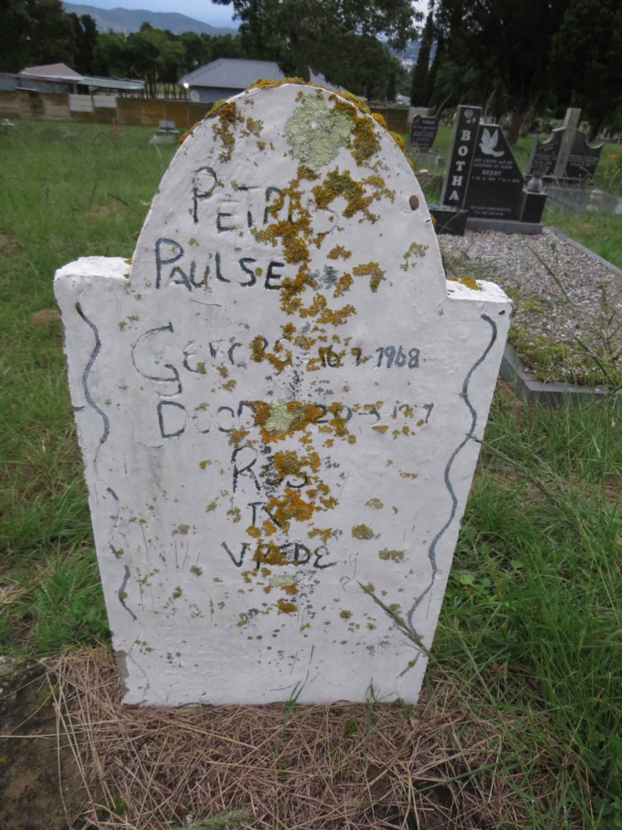 PAULSEN Petrus 1968-19?7