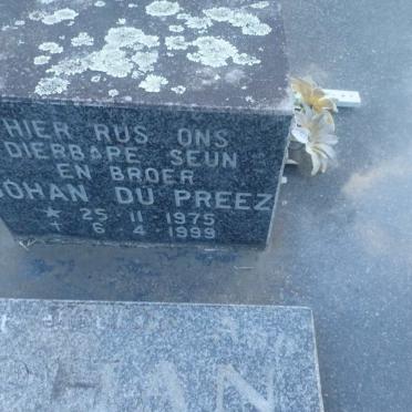 PREEZ Johan, du 1975-1999