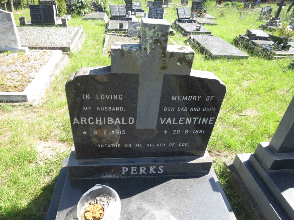 PERKS Archibald Valentine 1915-1981