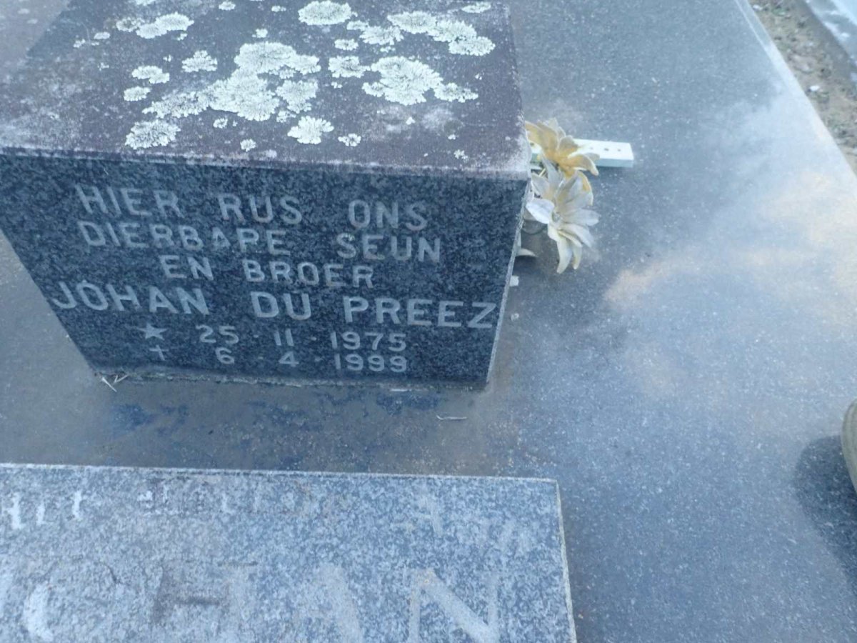 PREEZ Johan, du 1975-1999