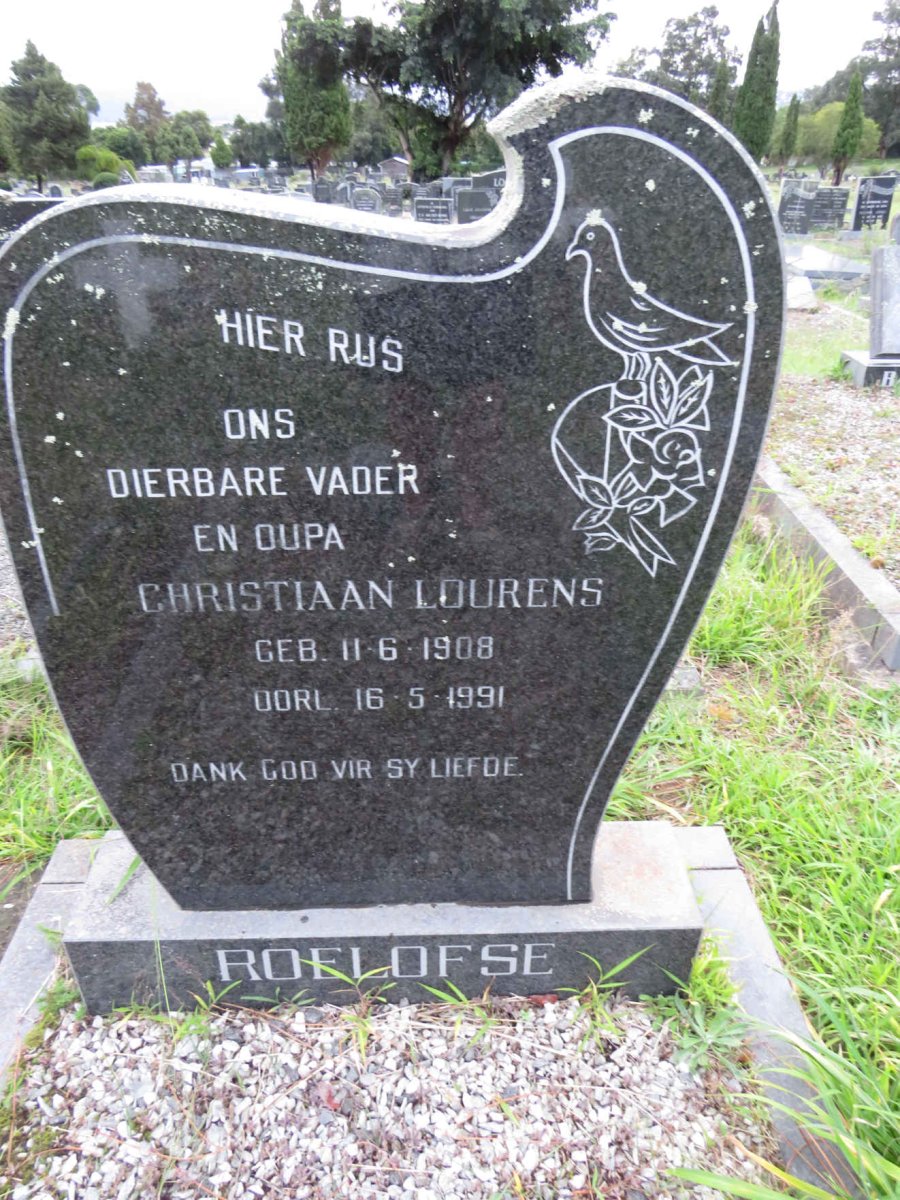 ROELOFSE Christiaan Lourens 1908-1991 