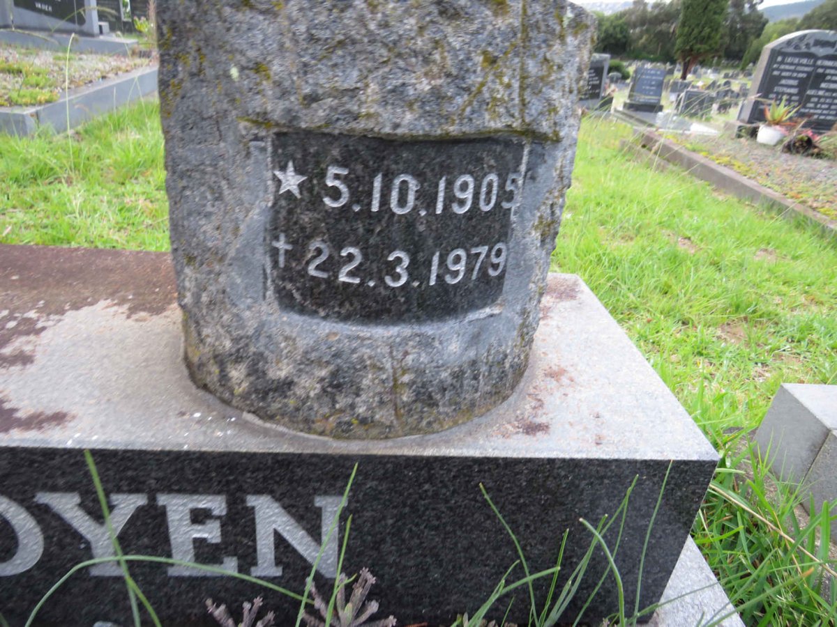 ROOYEN Cornelius J., van 1905-1979 _2