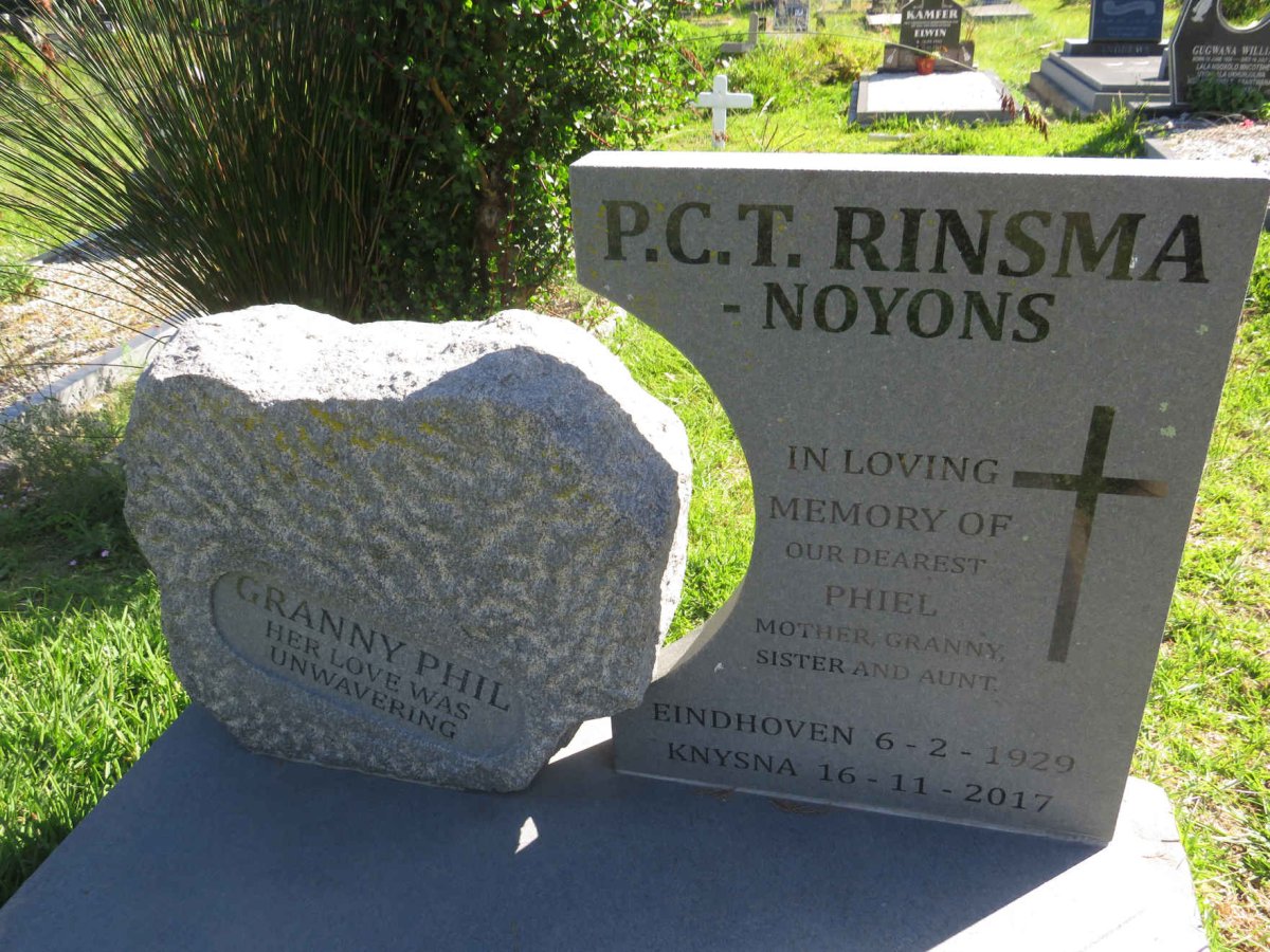 RINSMA P.C.T. nee NOYONS 1929-2017