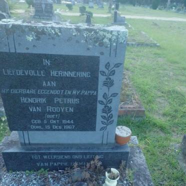 ROOYEN Hendrik Petrus, van 1944-1967