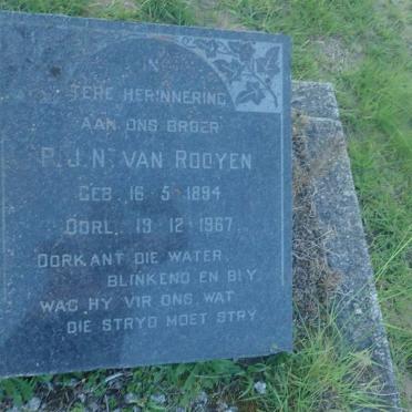 ROOYEN P.J.N., van 1894-1967