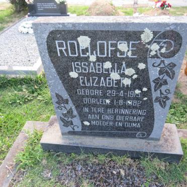 ROELOFSE Issabella Elizabeth 1915-1982
