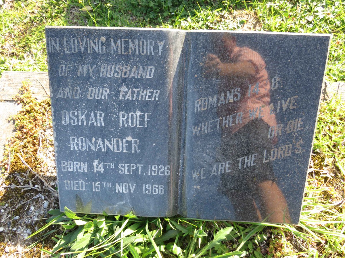 RONANDER Oskar Roef 1926-1966