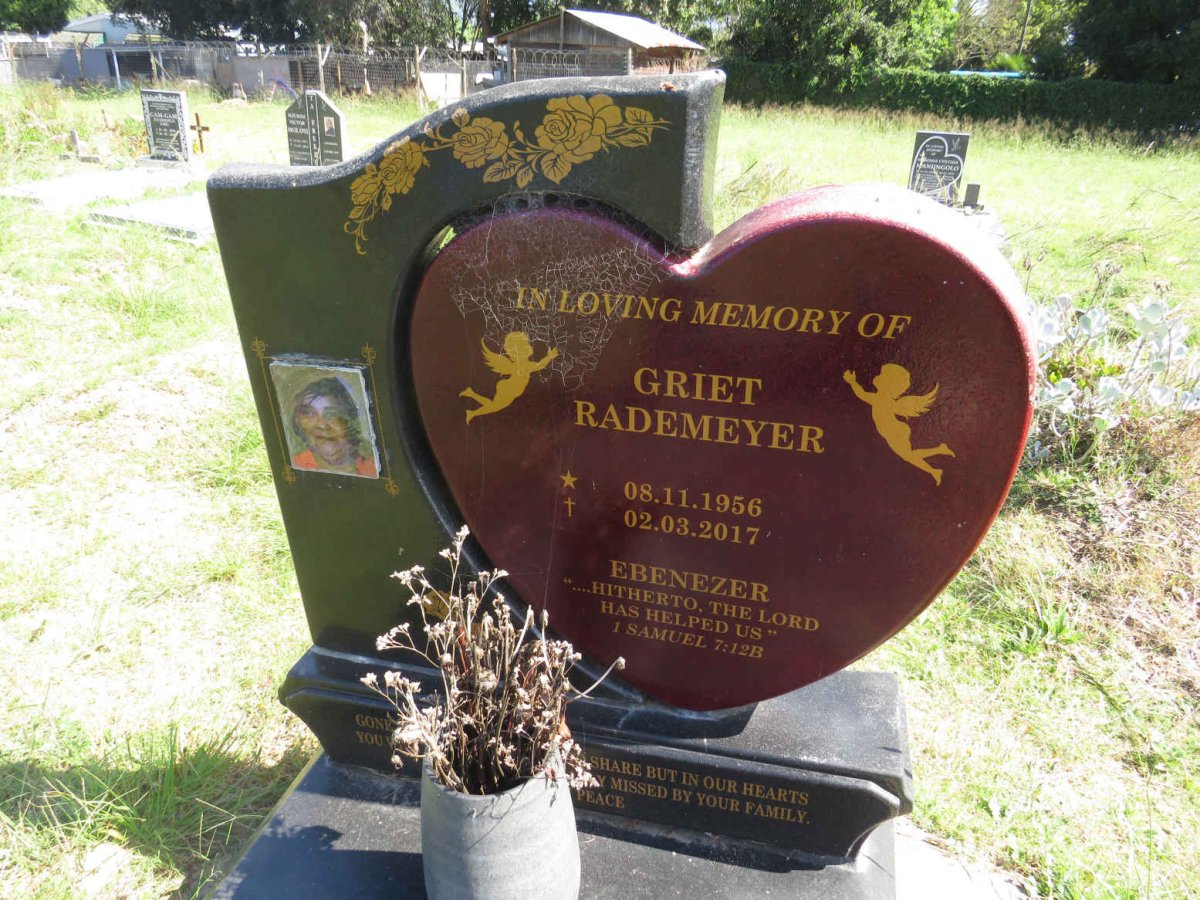 RADEMEYER Griet 1956-2017