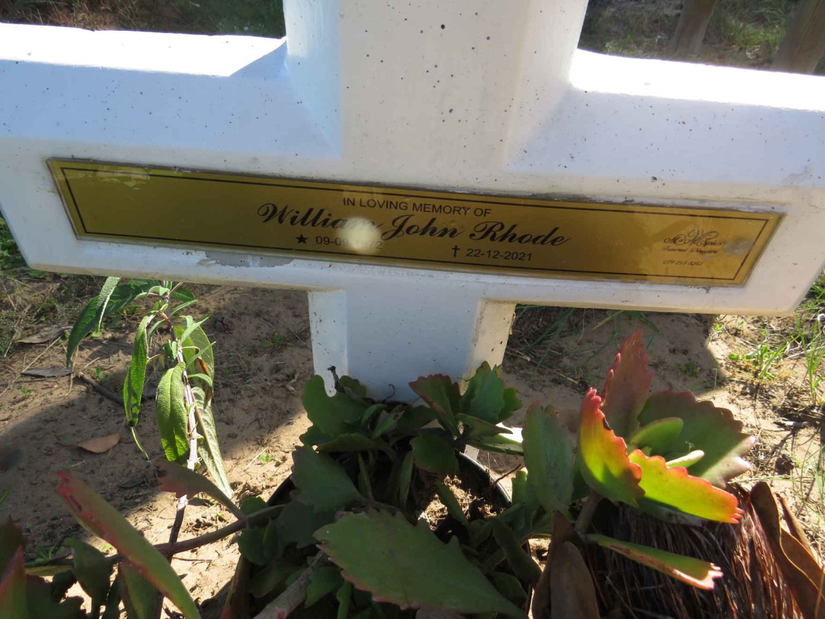 RHODE William John 1972-2021