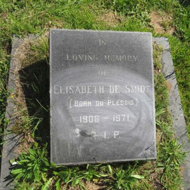 SMIDT Elisabeth, de nee DU PLESSIS 1906-1971