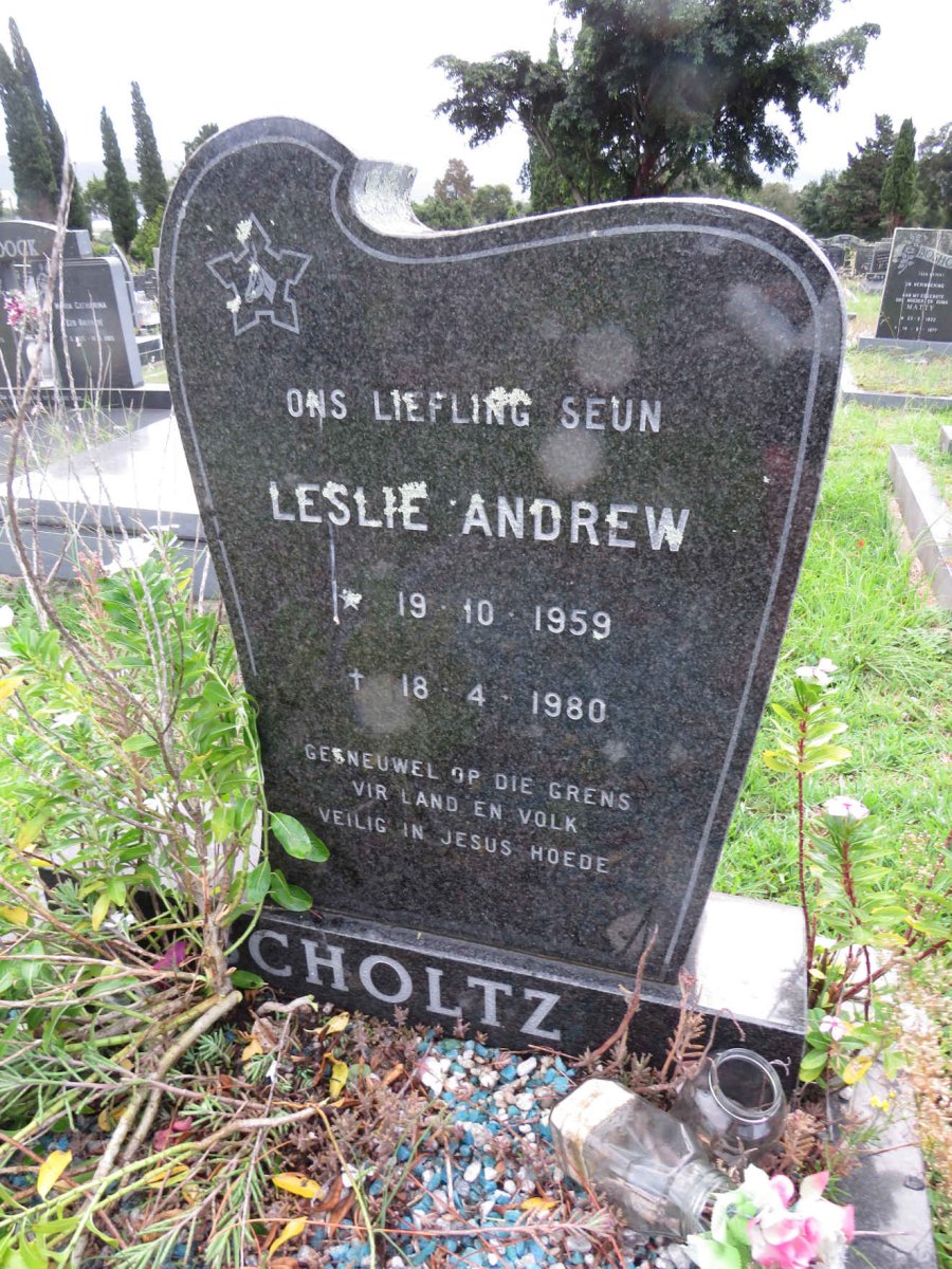 SCHOLTZ Leslie Andrew 1959-1980