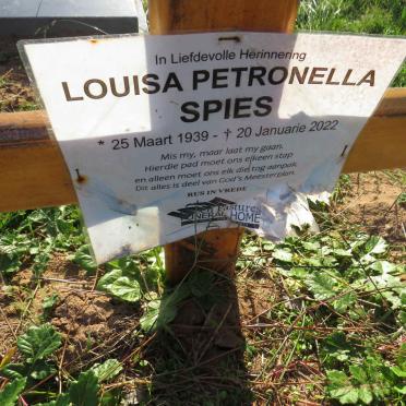 SPIES Louisa Petronella 1939-2022
