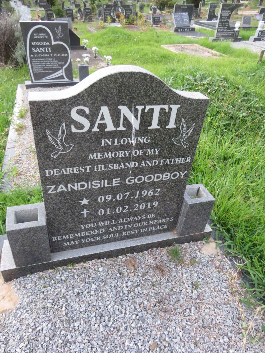 SANTI Zandisile Goodboy 1962-2019 
