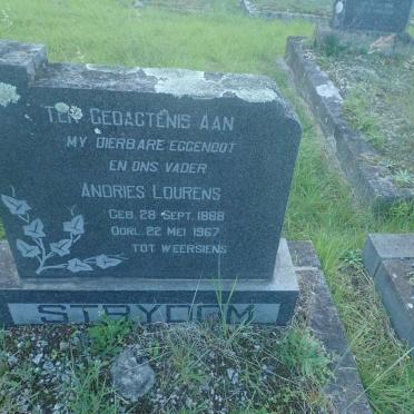 STRYDOM Andries Lourens 1888-1967