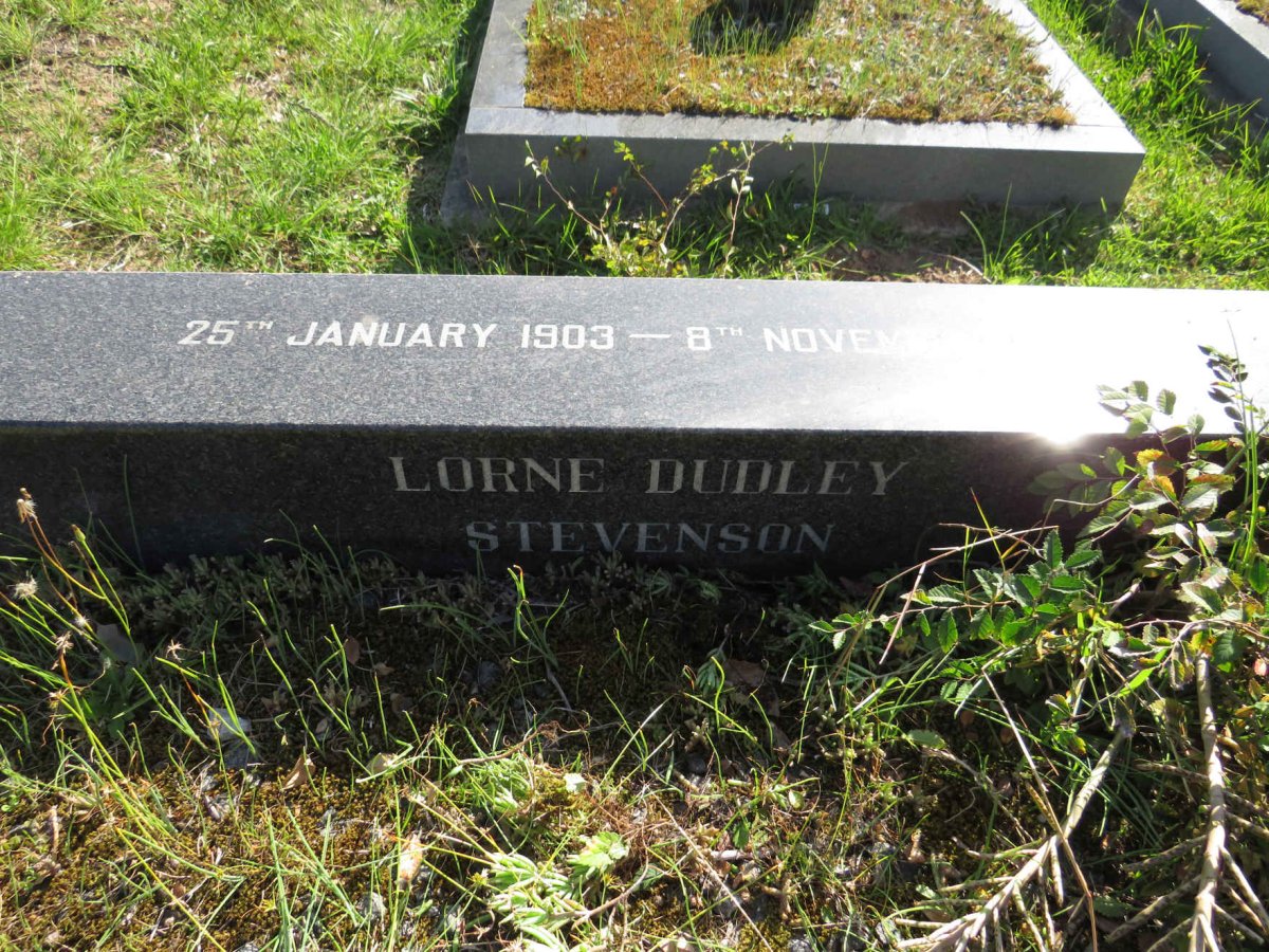 STEVENSON Lorne Dudley 1903-1984