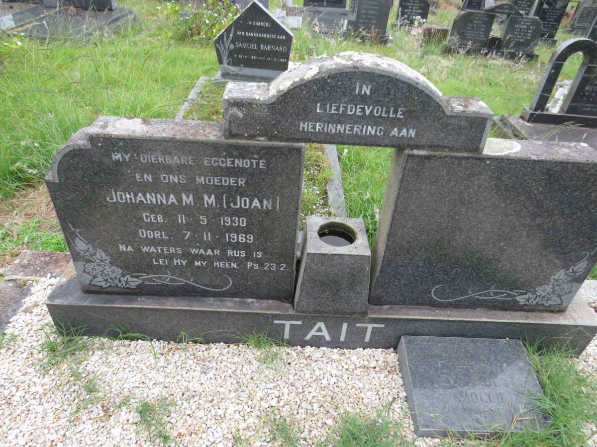 TAIT Johanna M.M. 1930-1969