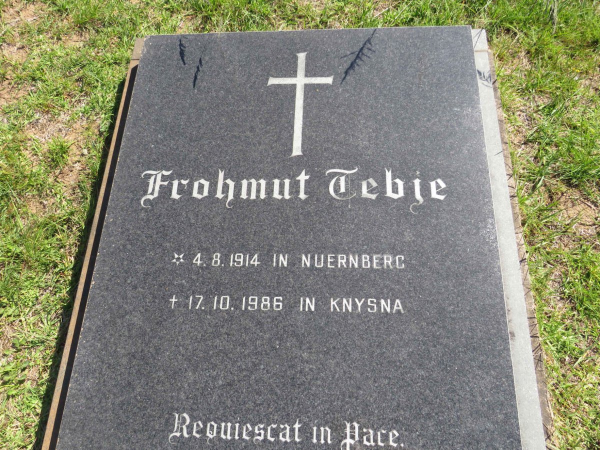 TEBJE Frohmut 1914-1986