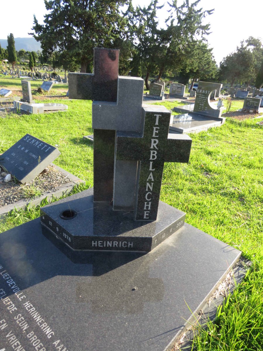 TERBLANCHE Heinrich 1978-2001