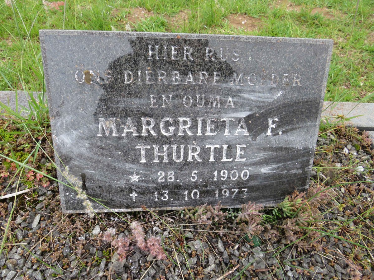 THURTLE Margrieta F. 1900-1973