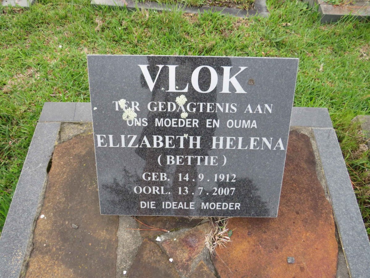 VLOK Elizabeth Helena 1912-2007