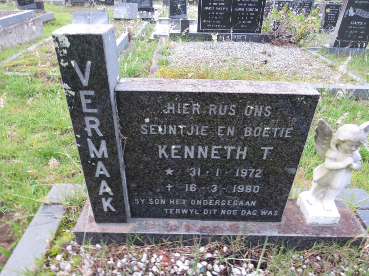 VERMAAK Kenneth T. 1972-1980
