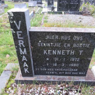 VERMAAK Kenneth T. 1972-1980