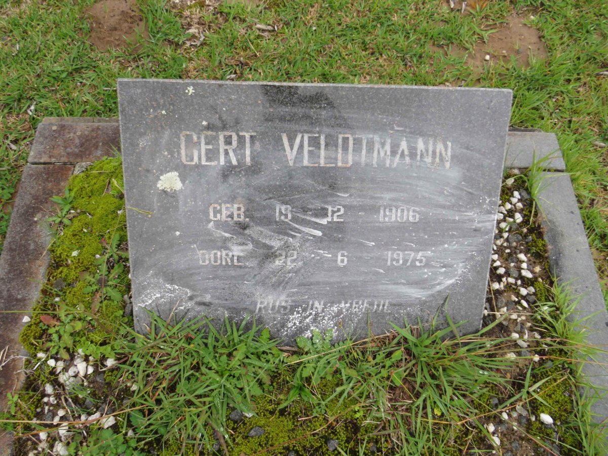 VELDTMANN Gert 1906-1975