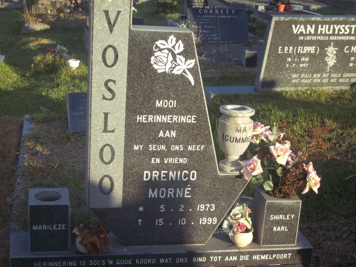 VOSLOO Drenico Morné 1973-1999