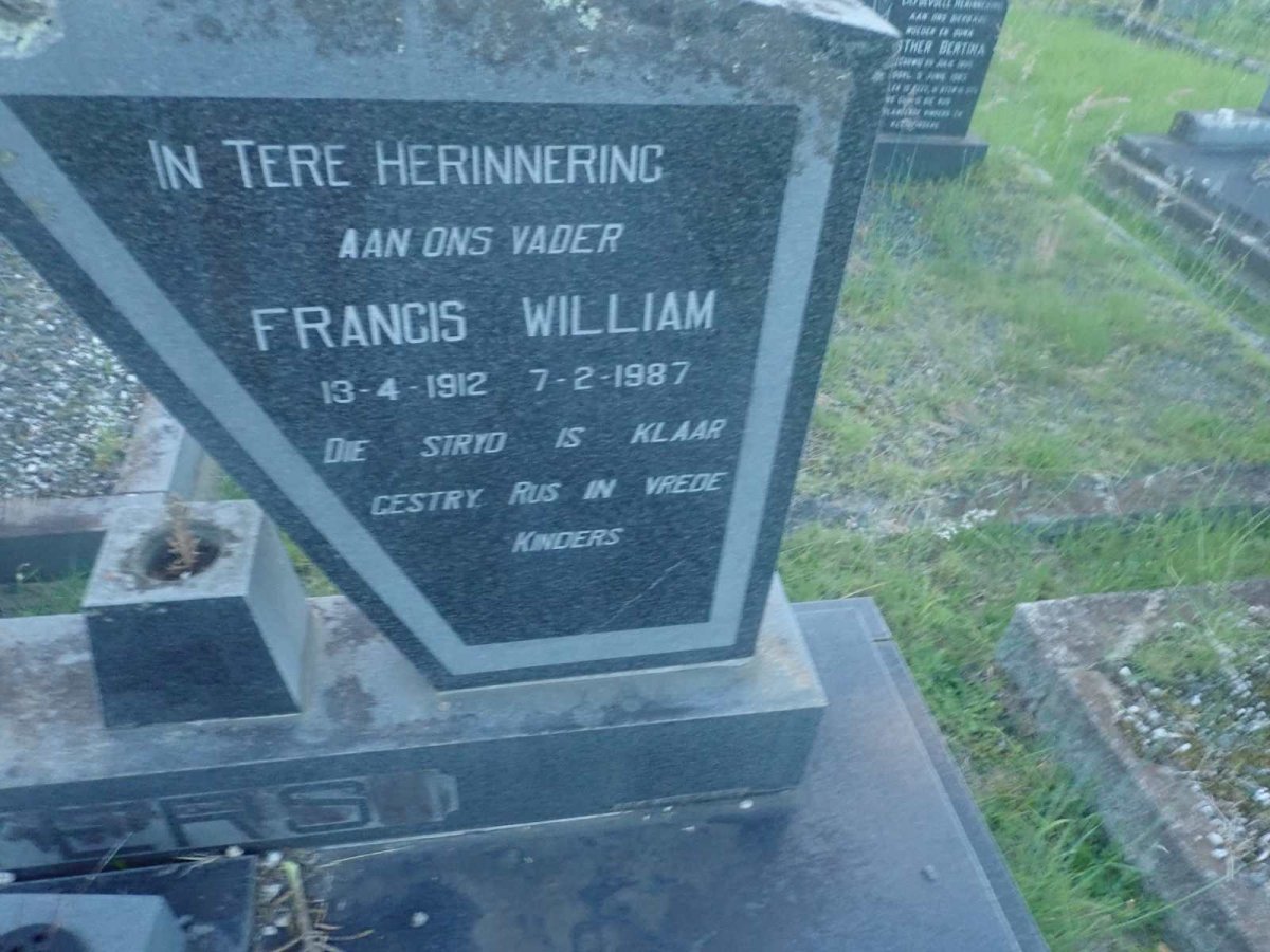 WEYERS Francis William 1912-1987 & S.M.S. KEYTER 1906-1967 _3