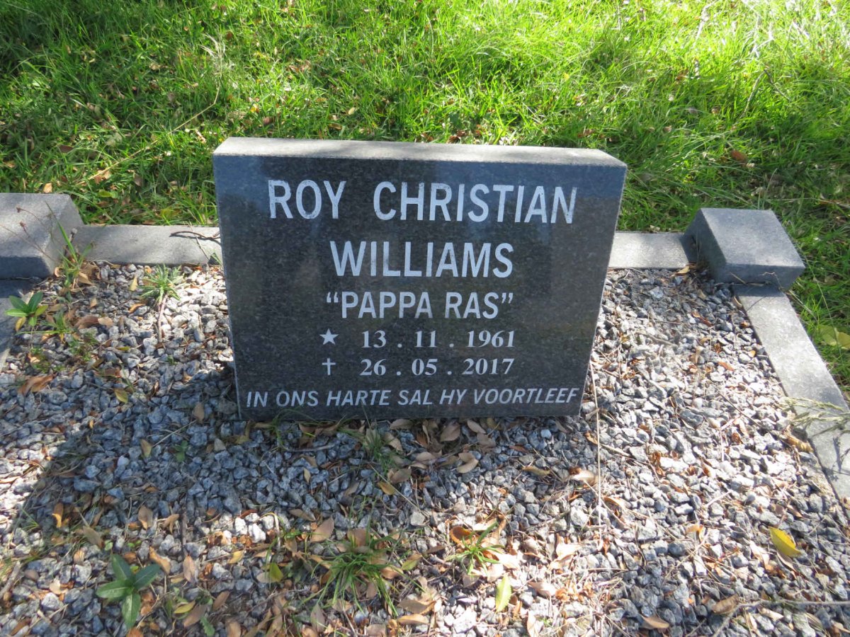 WILLIAMS Roy Christian 1961-2017