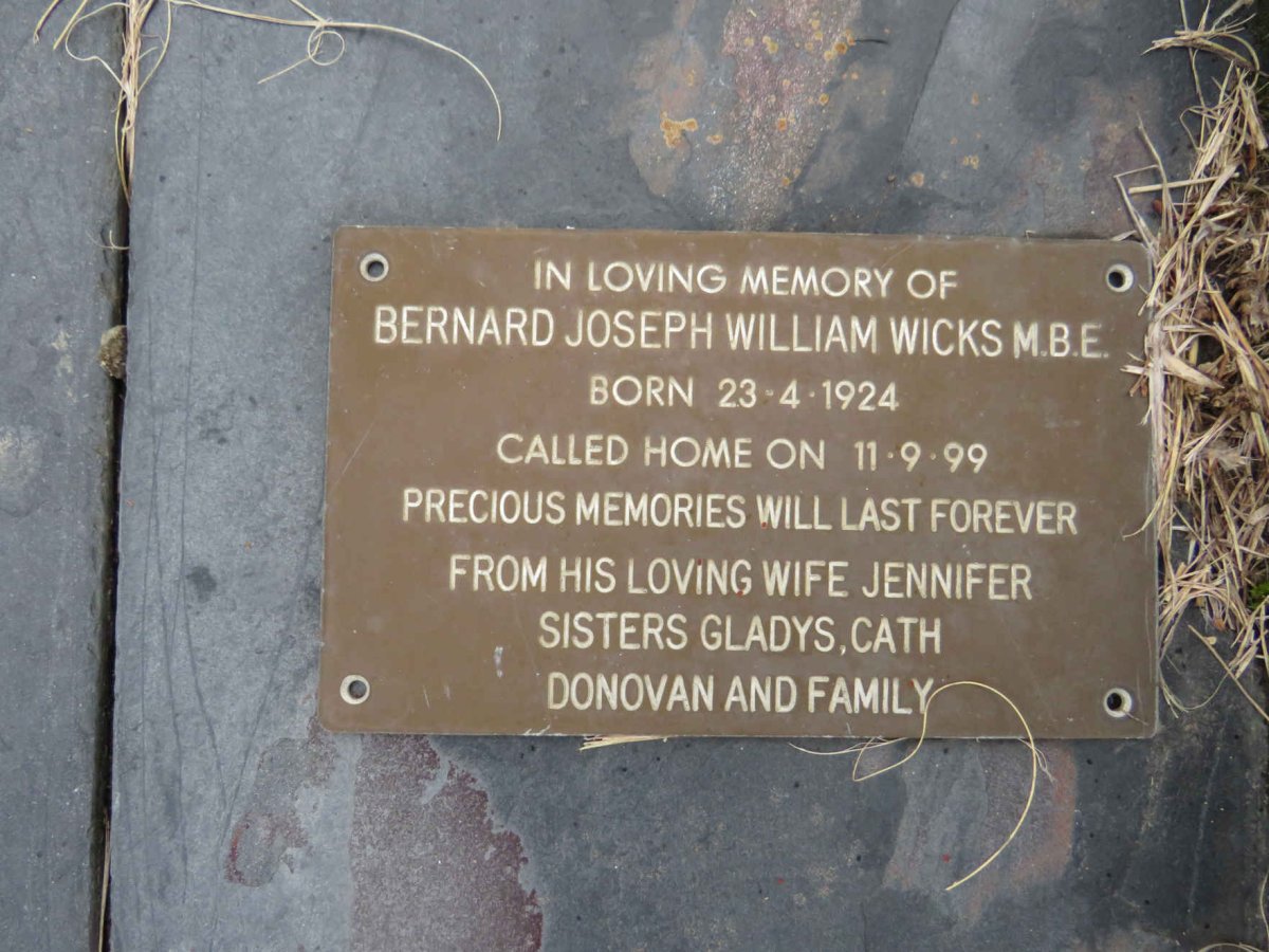 WICKS Bernard Joseph William 1924-??99