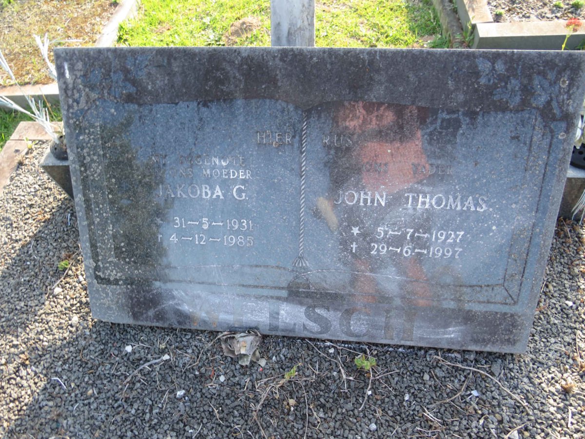 WELSCH John Thomas 1927-1997 &amp; Jakoba G. 1931-1985