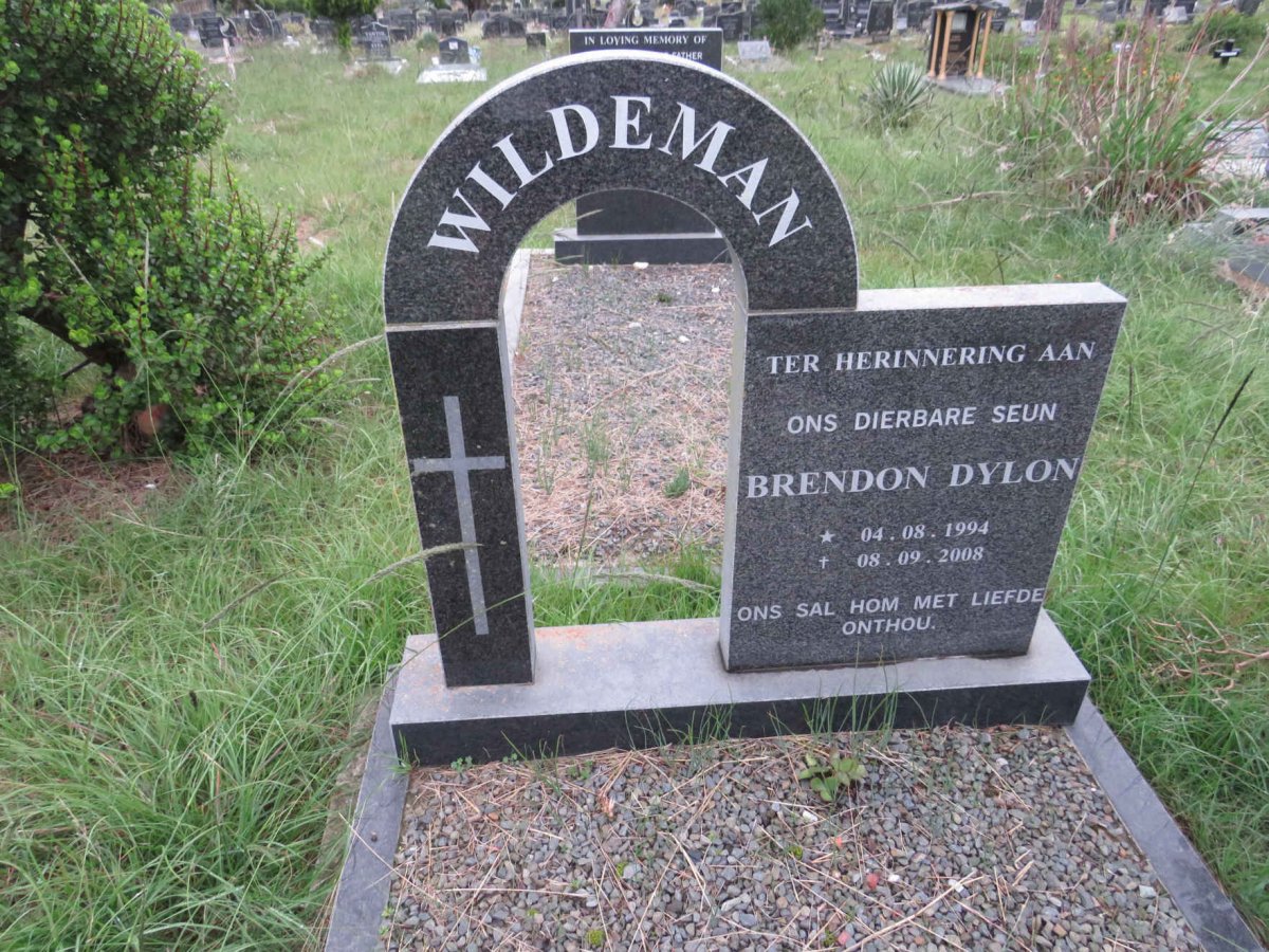 WILDEMAN Brendon Dylon 1994-2008