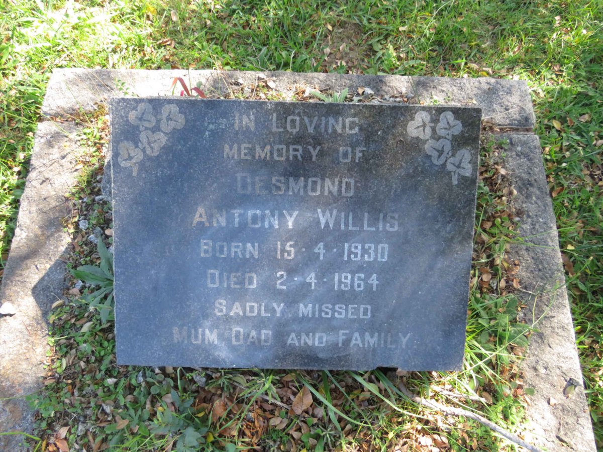 WILLIS Desmond Antony 1930-1964