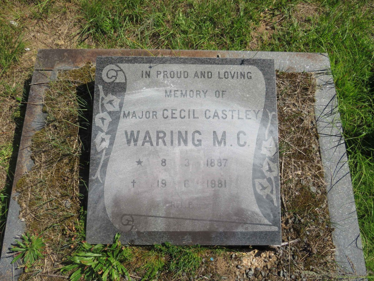 WARING Cecil Castley 1887-1981