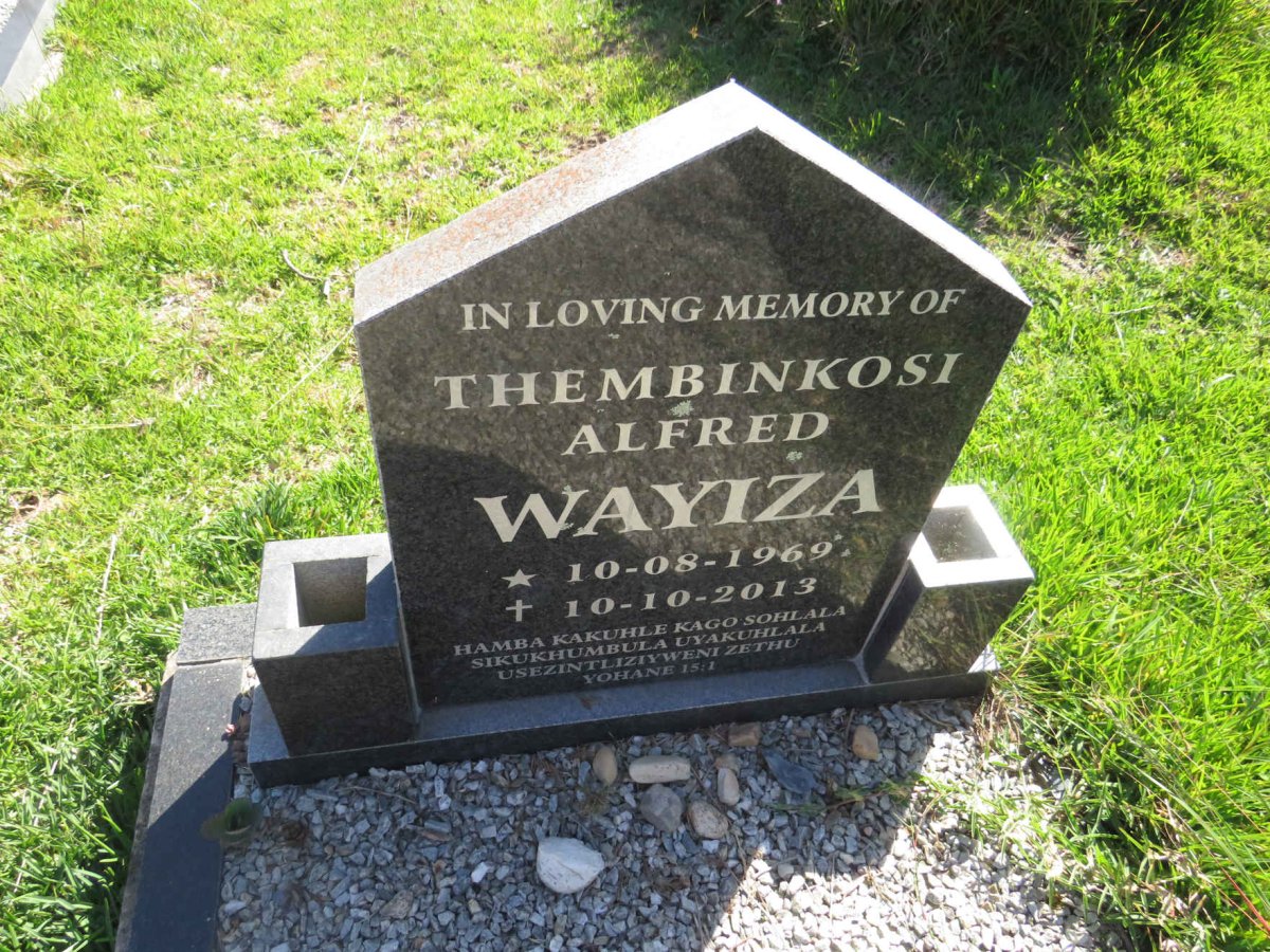 WAYIZA Thembinkosi Alfred 1969-2013