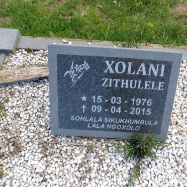 XOLANI Zithulele 1976-2015
