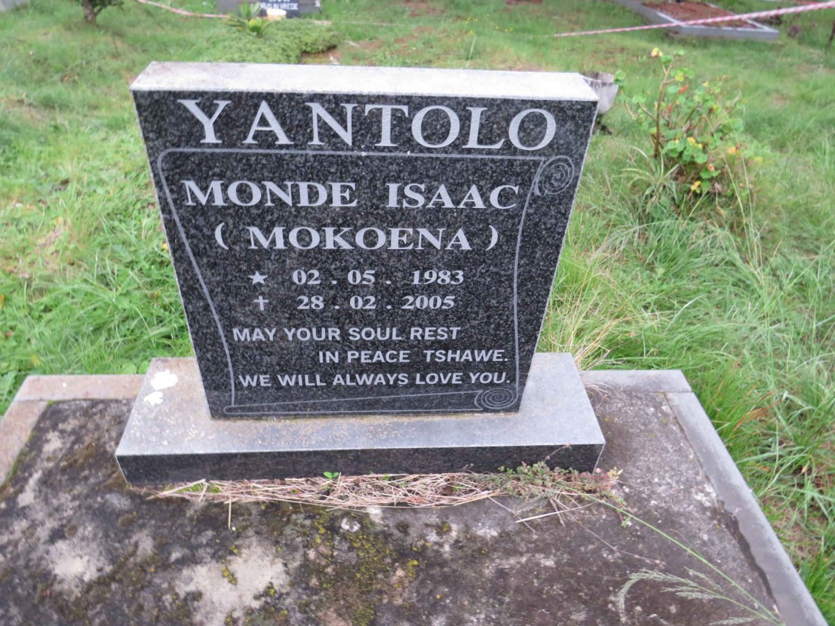 YANTOLO Monde Isaac 1983-2005 