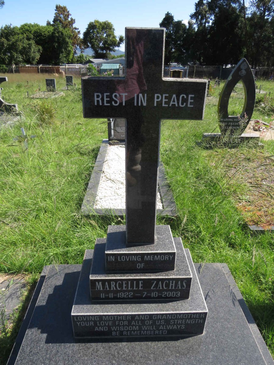ZACHAS Marcelle 1922-2003
