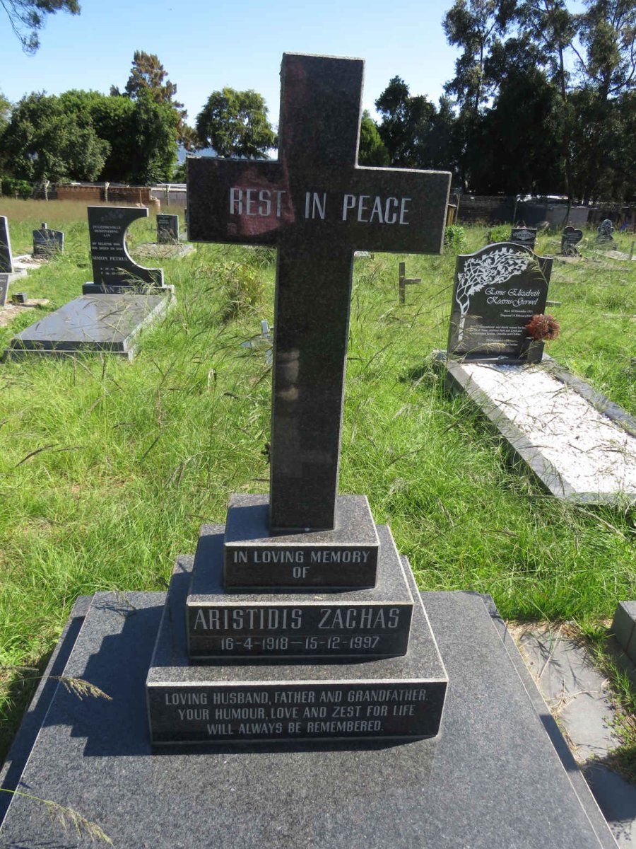 ZACHAS Aristidis 1918-1997