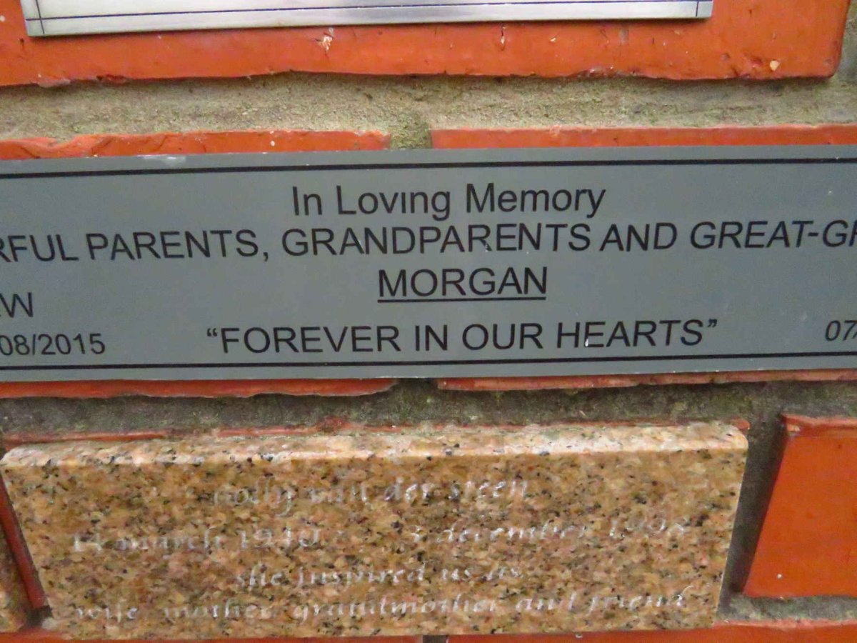 MORGAN Johannes W. 1932-2015 &amp; Jeanette J.S. 1938-2010
