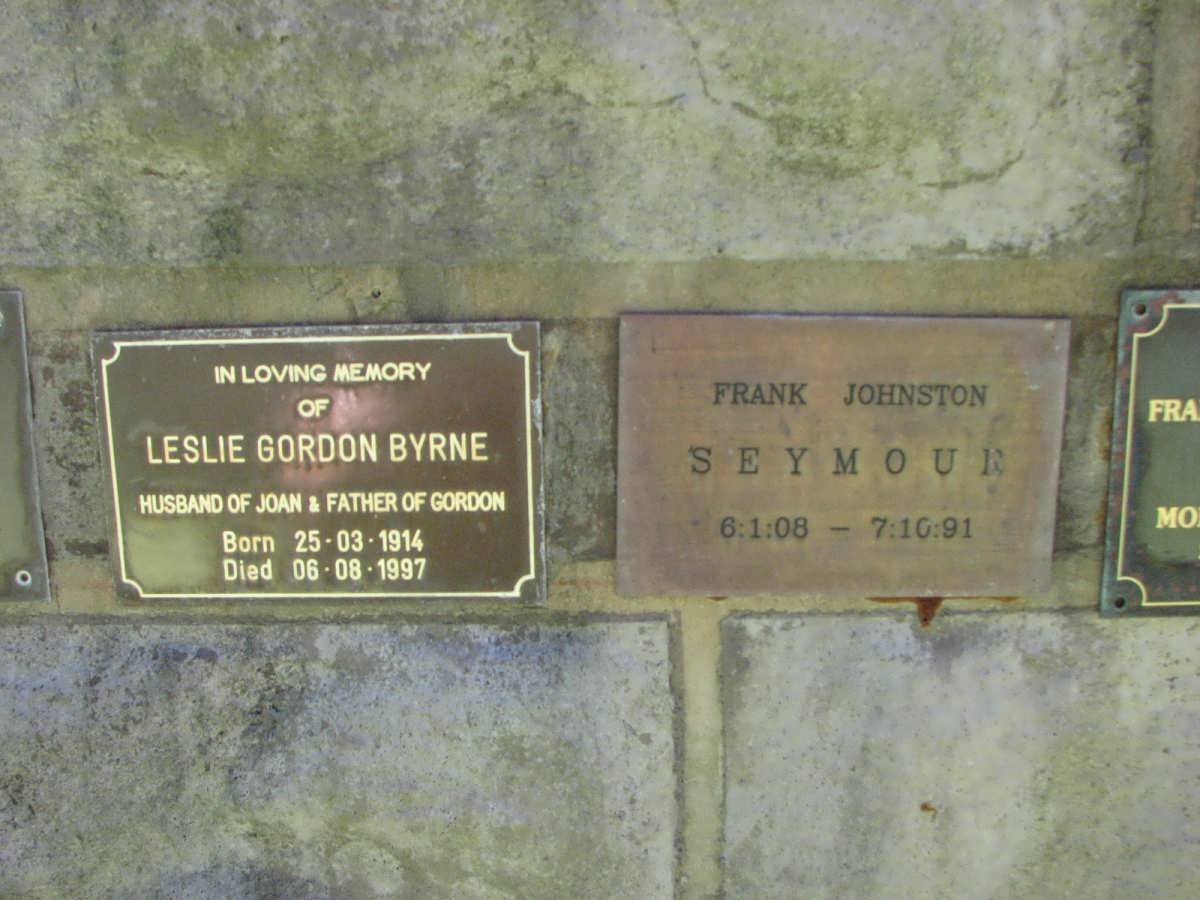 BYRNE Leslie Gordon 1914-1997 :: SEYMOUR Frank Johnston 1908-1991