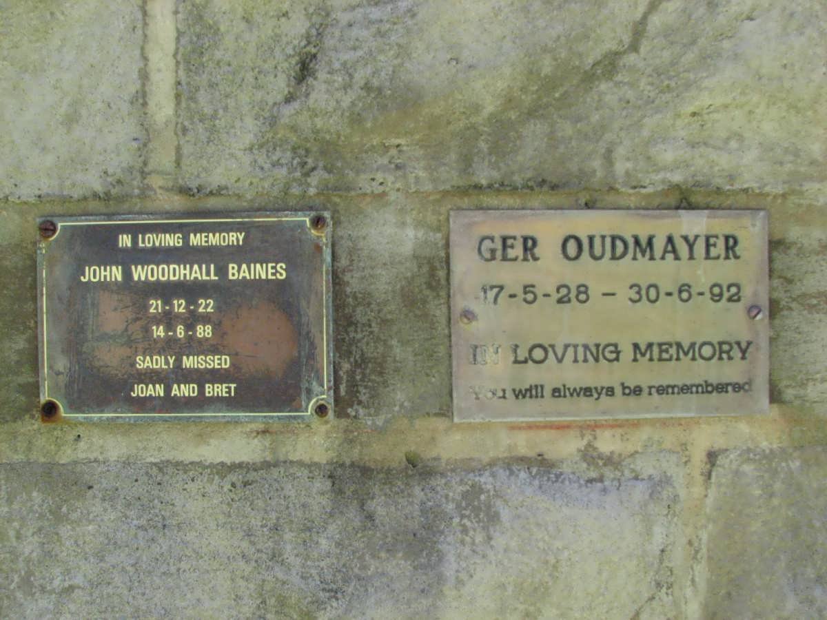BAINES John Woodhall 1922-1988 :: OUDMAYER Ger 1928-1992