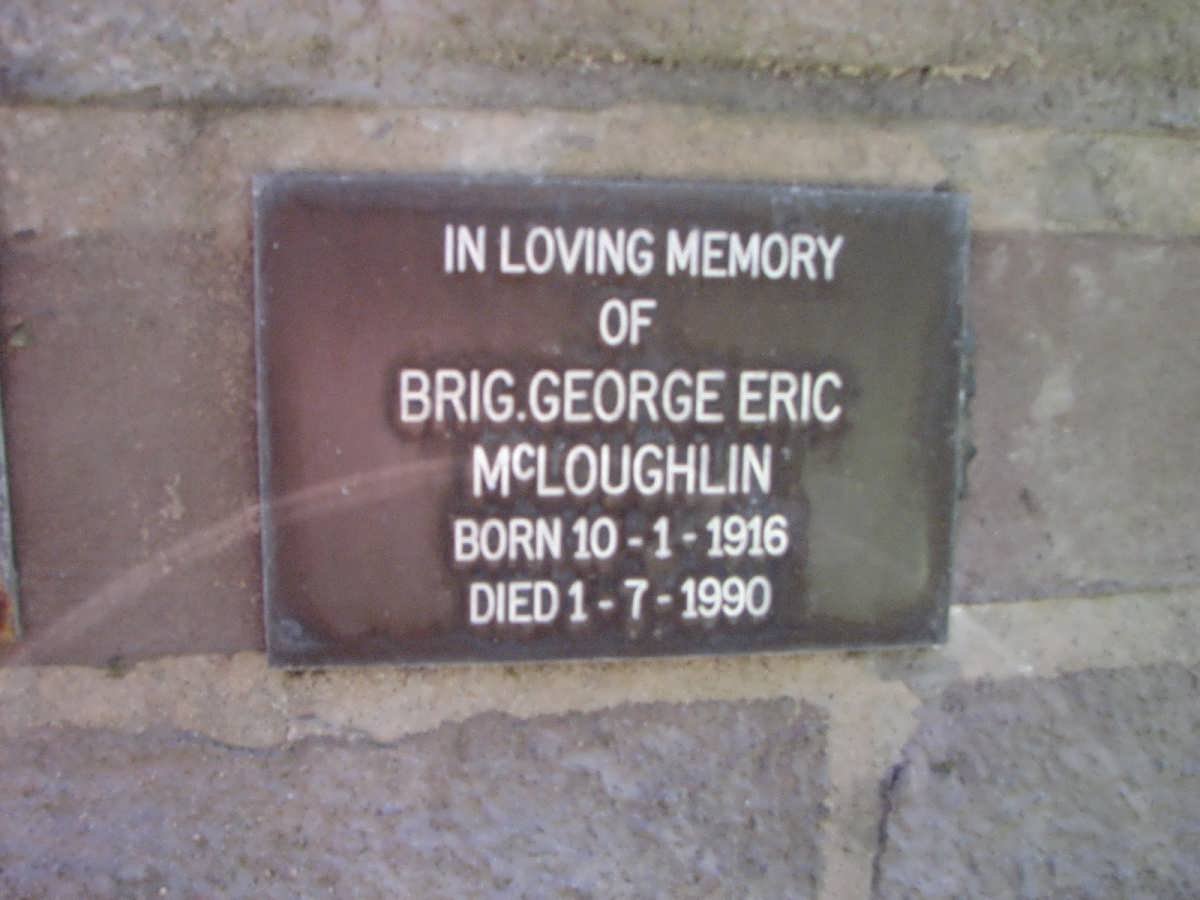 McLOUGHLIN George Eric 1916-1990
