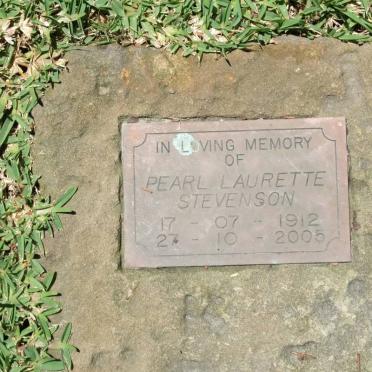 STEVENSON Pearl Laurette 1912-2005